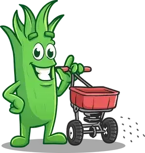 Lawn Buddies Fertilization Transparent Mascot